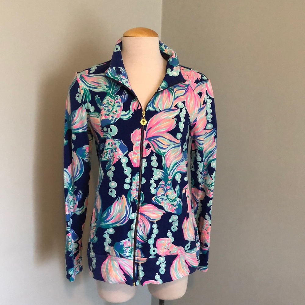 Lilly Pulitzer Full Zip Popover